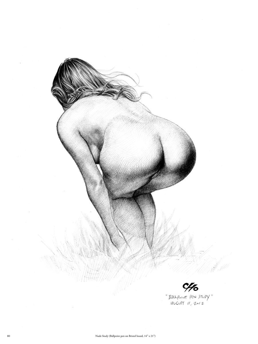 нарисованная голая грудь