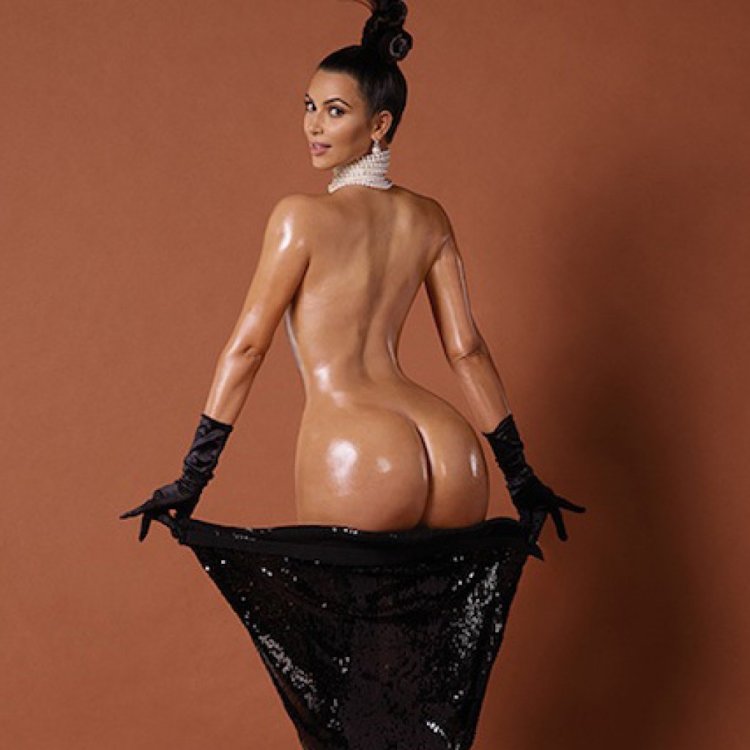 Ким Кардашян (Kim Kardashian) голая