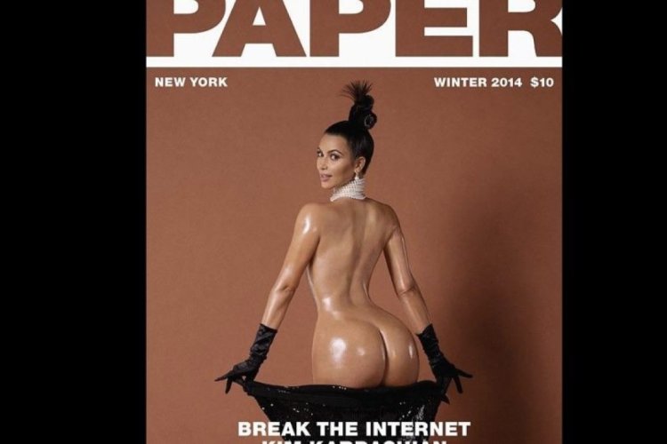 Ким кардашян обложка paper