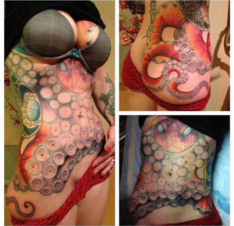 Тату осьминог