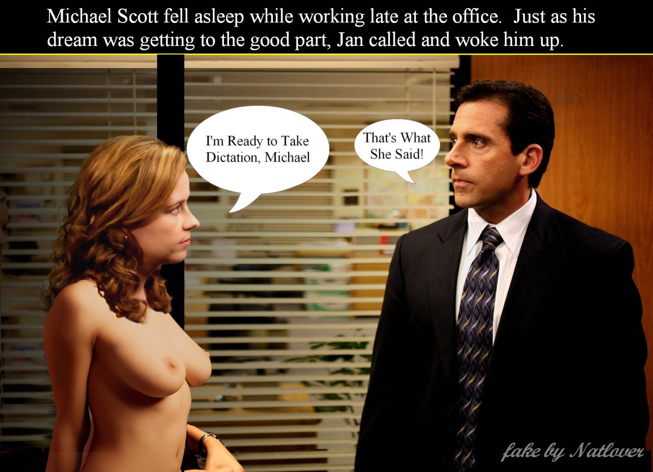 The office nude fakes