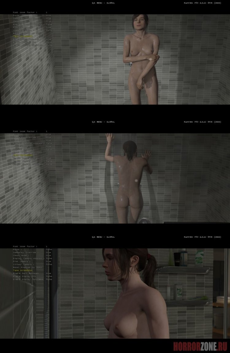 Beyond two Souls Эллен пейдж в душе