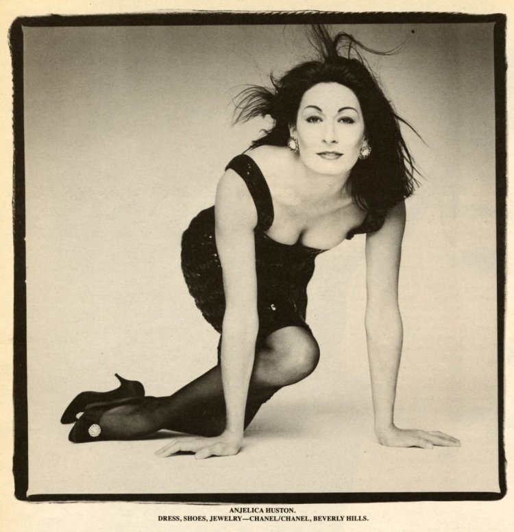 Анжелика хьюстон в молодости