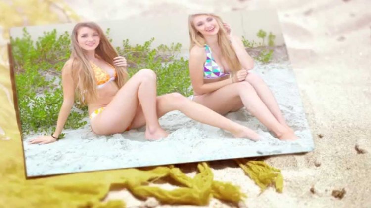 Девушки пляж