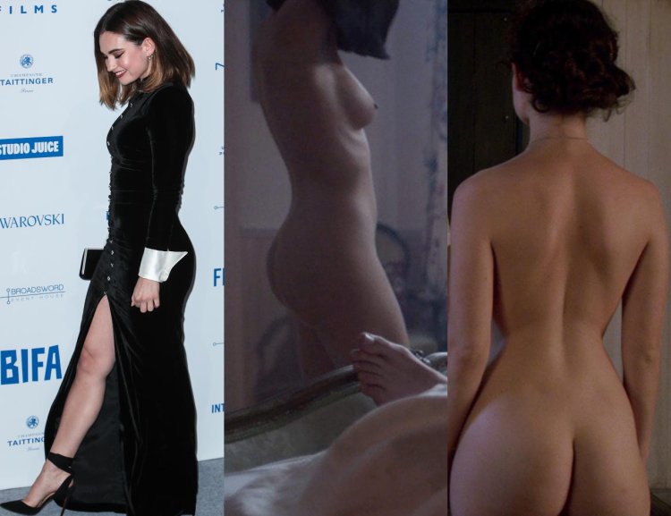 Голая Лили Джеймс (Lily James