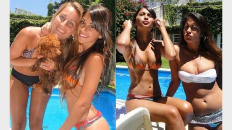 Антонелла Рокуццо с подругами