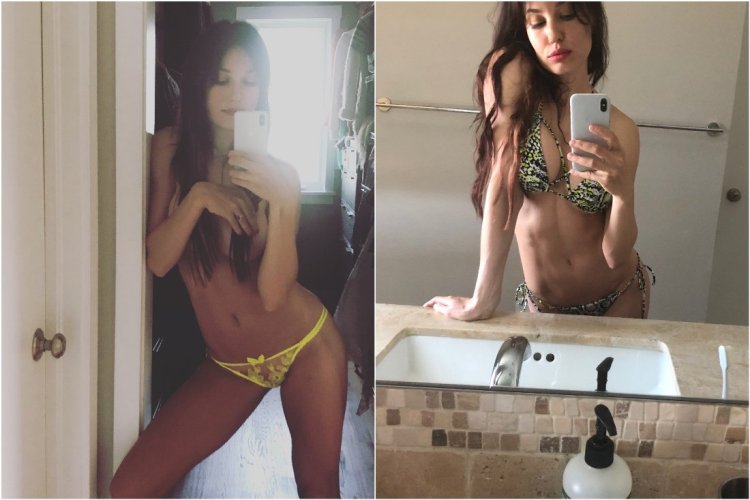 Лена Миро в купальнике