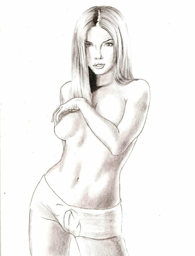 Красивые рисунки голых женщин