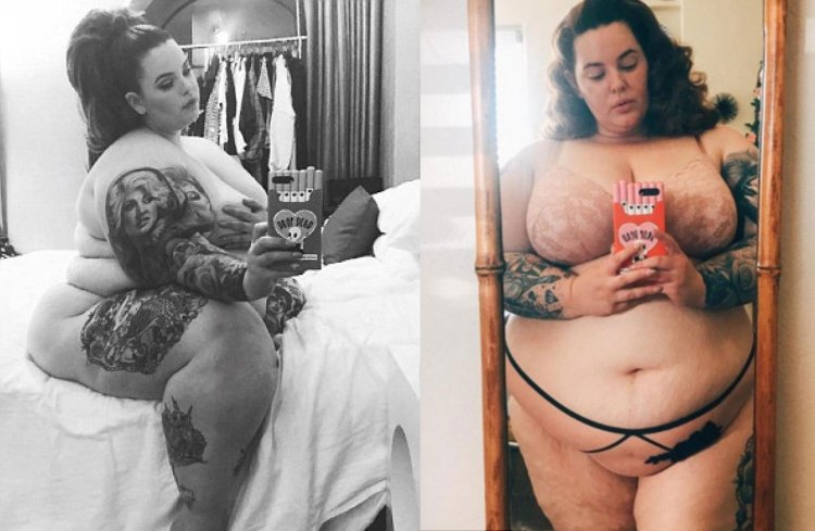 Тесс Холидей без трусов