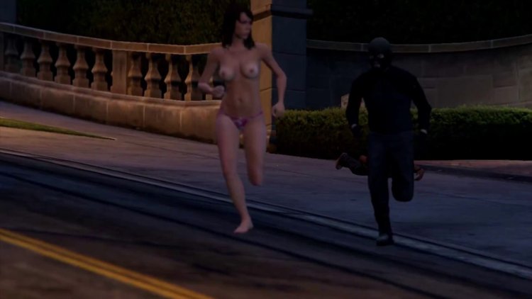Голые персонажи в ГТА пять