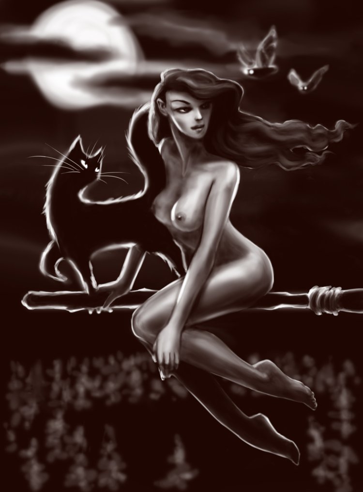 Ведьмочка ню