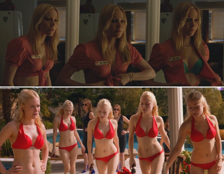 Джорджина Хэйг в купальнике