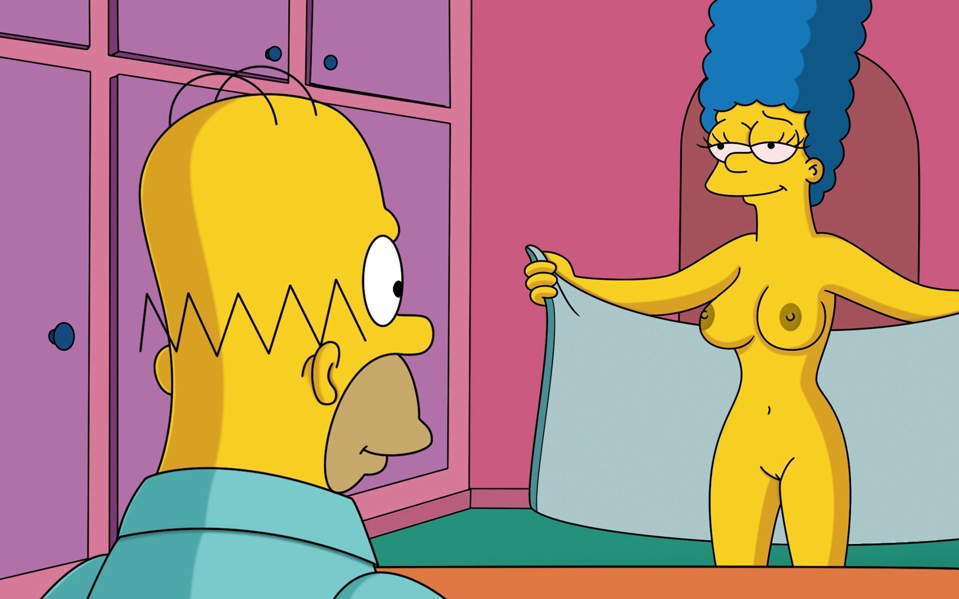 The simpson marge naked