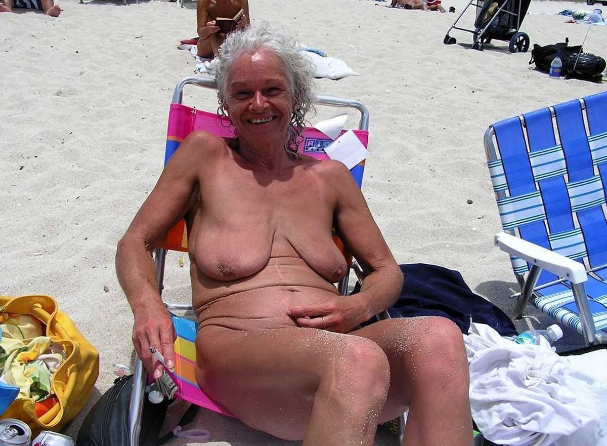 Granny nudism