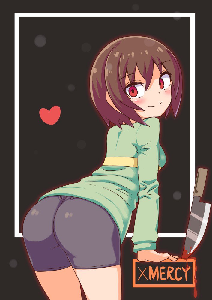 Undertale Chara в купальнике