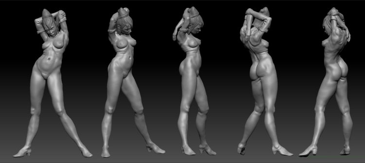 Эротические модели в блендер