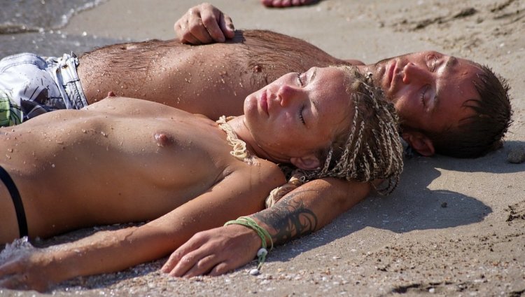 Красивые голые байкерши