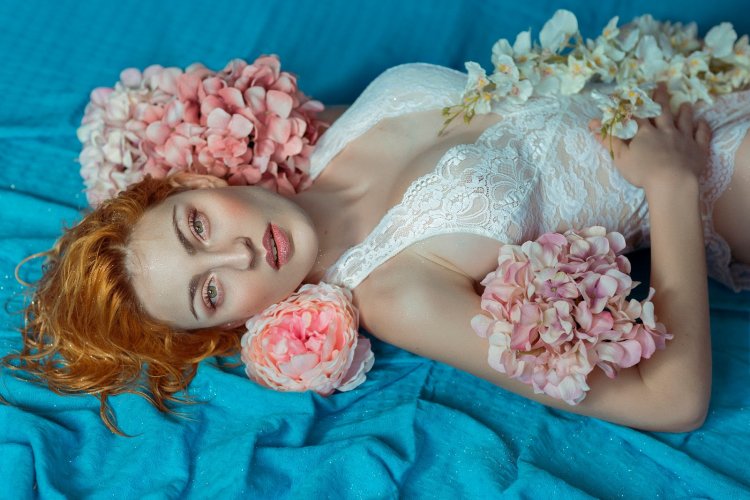 Фотосессии с цветами