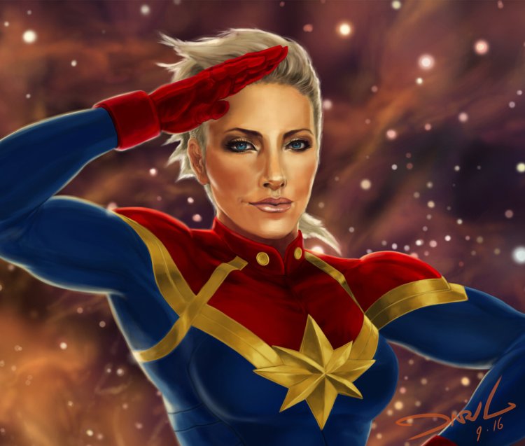 Мисс Марвел арт