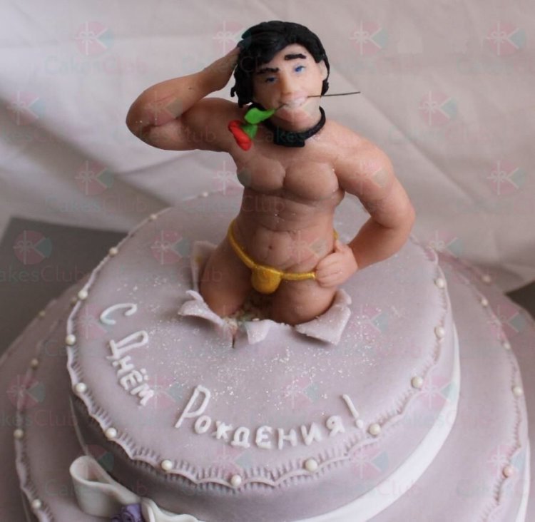 Торт со стриптизером