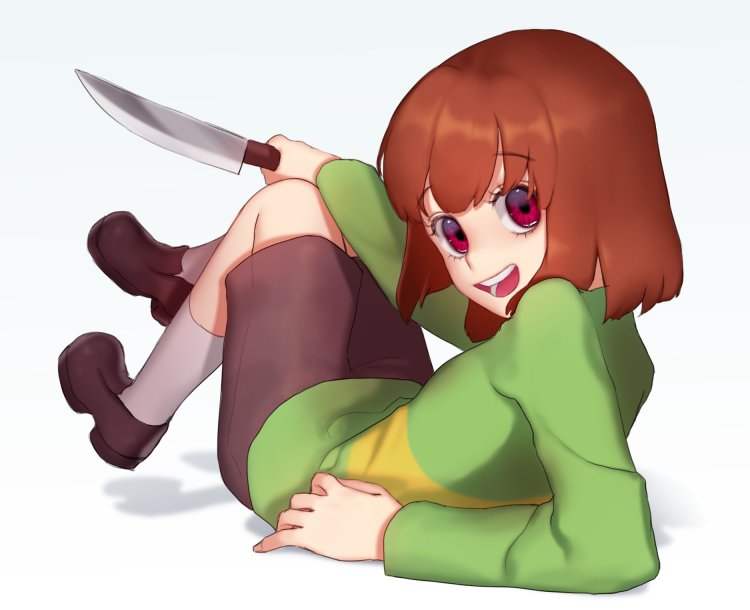 Undertale Chara в Нижнем белье