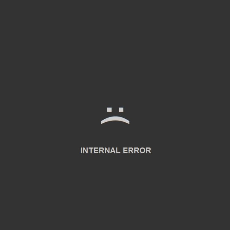 Internal error