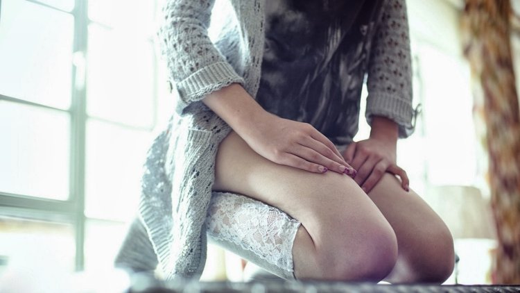 Красивые колени девушек