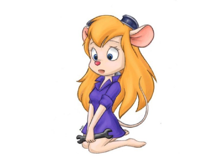 Гаечка из чип и Дейл в Нижнем белье