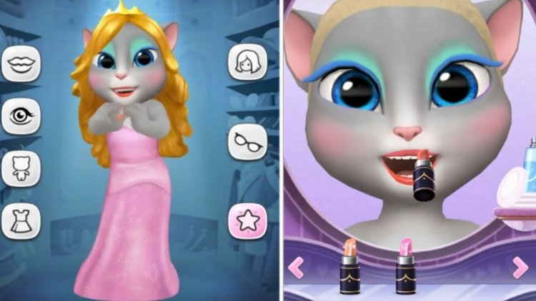 Анджела в жёлтых трусиках