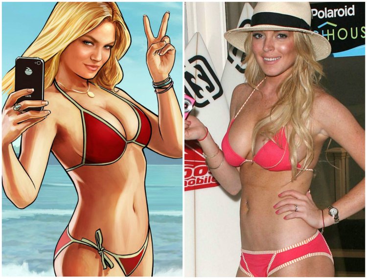 Линдси Лохан ГТА 5