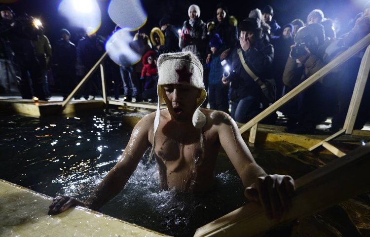 Купание на крещение