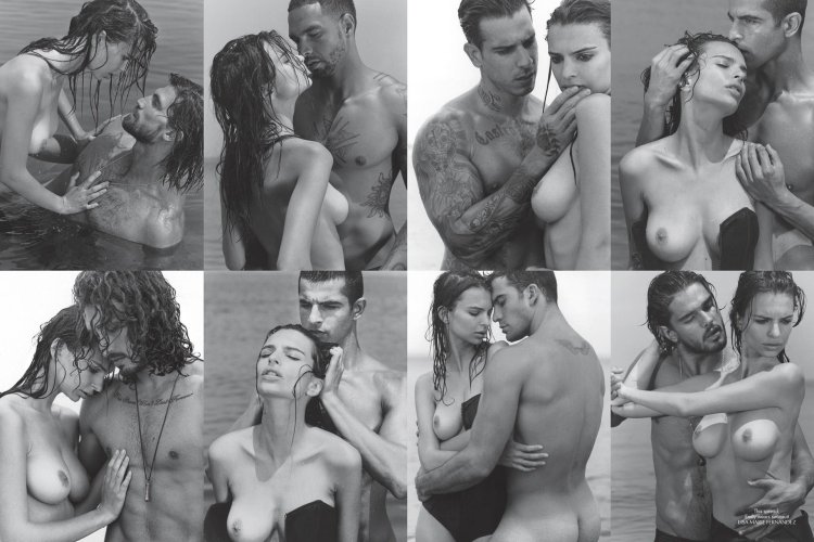 Эмили Ратажковски голая с мужчиной