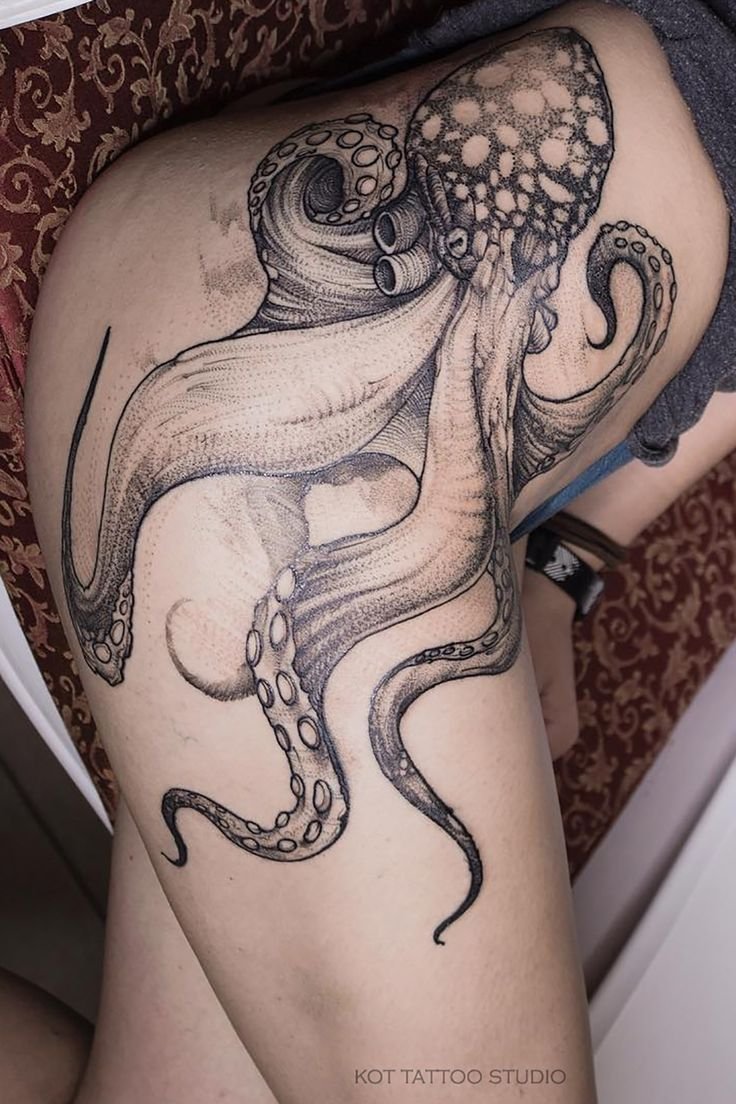 Тату осьминог