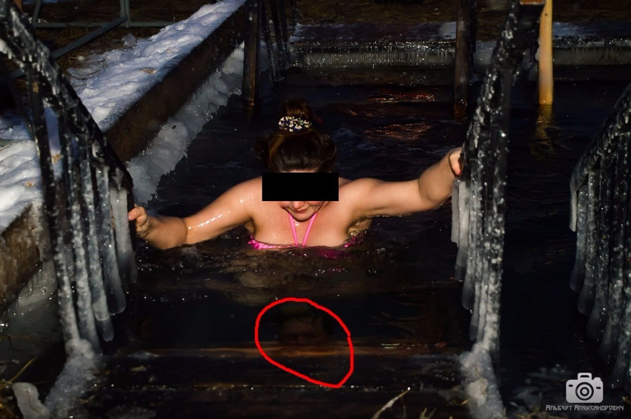 женщины в проруби купаются голыми фото 54