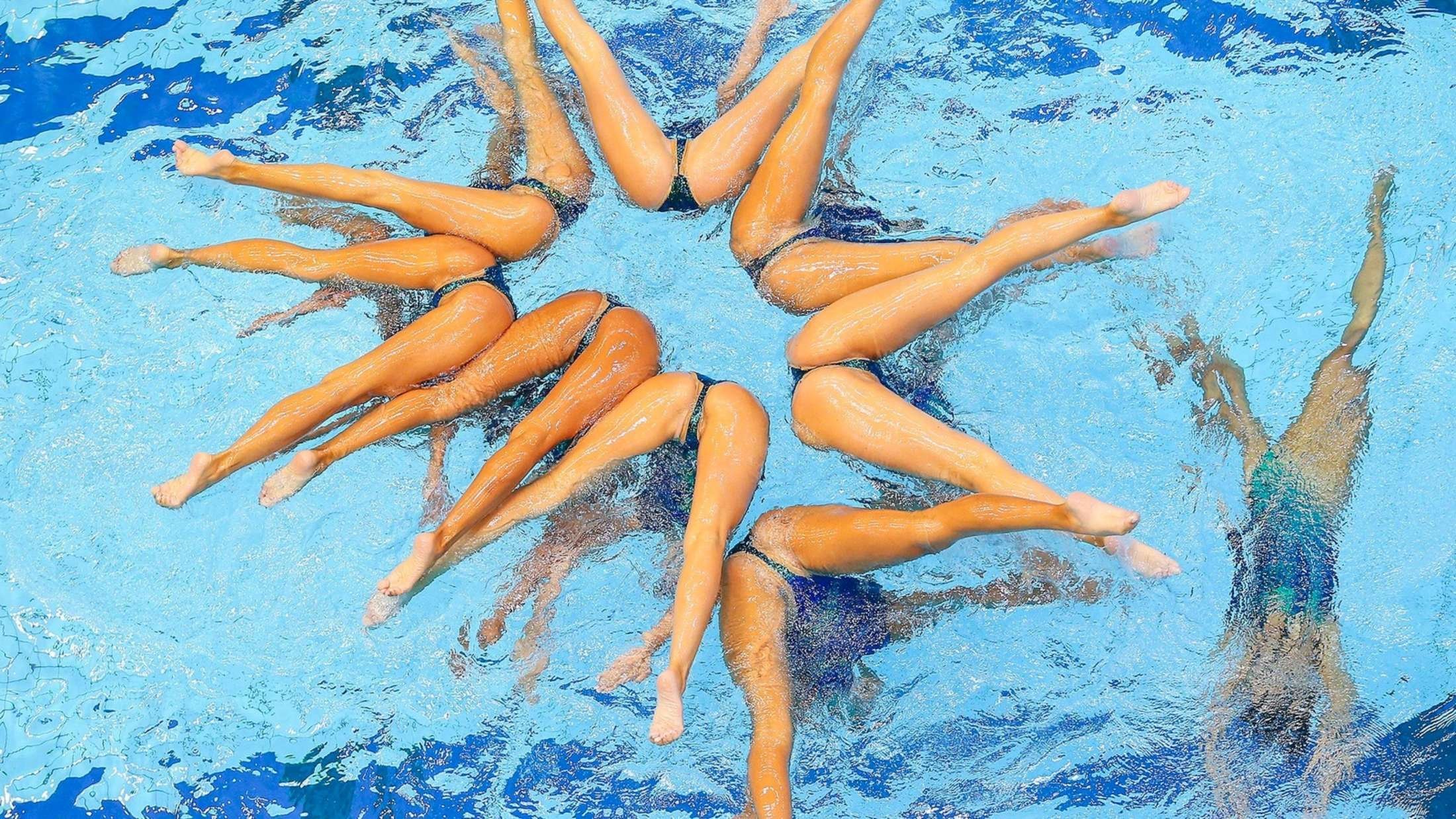 Synchronized swimming nude