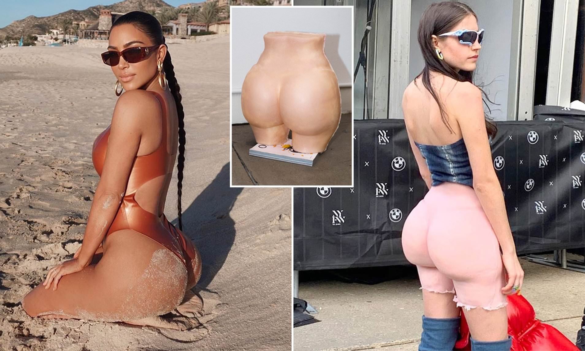 Pictures of kim kardashian butt
