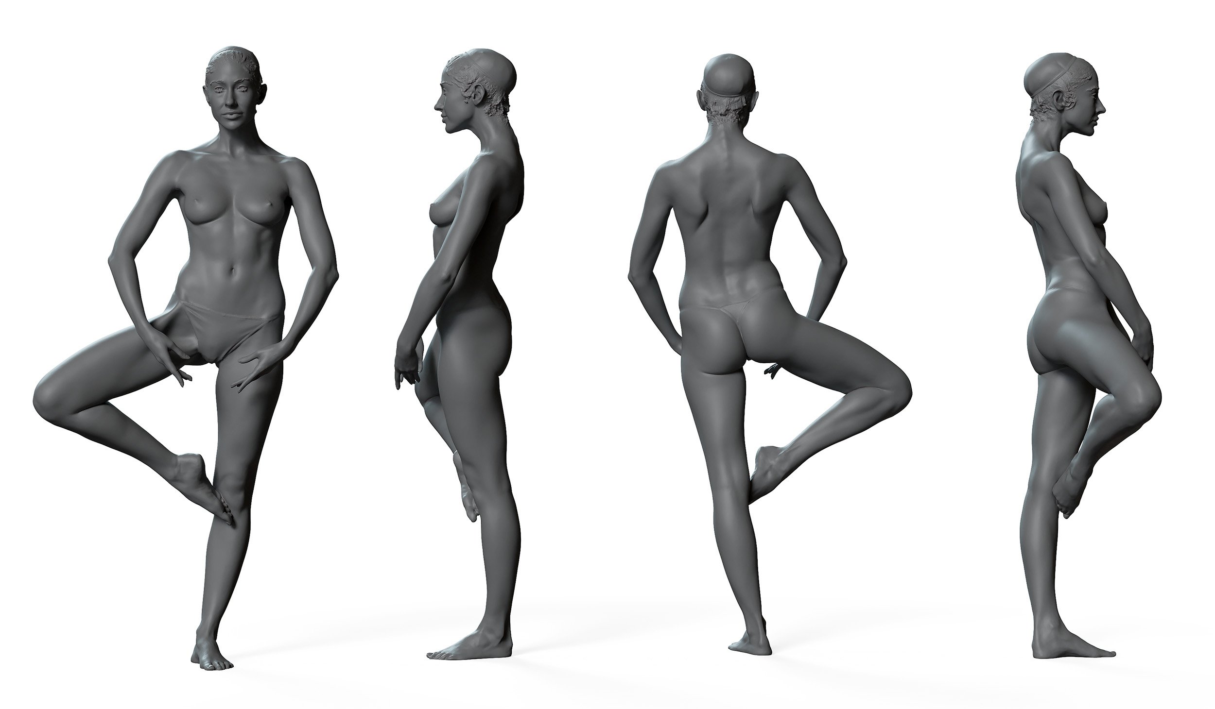 Nude models reference