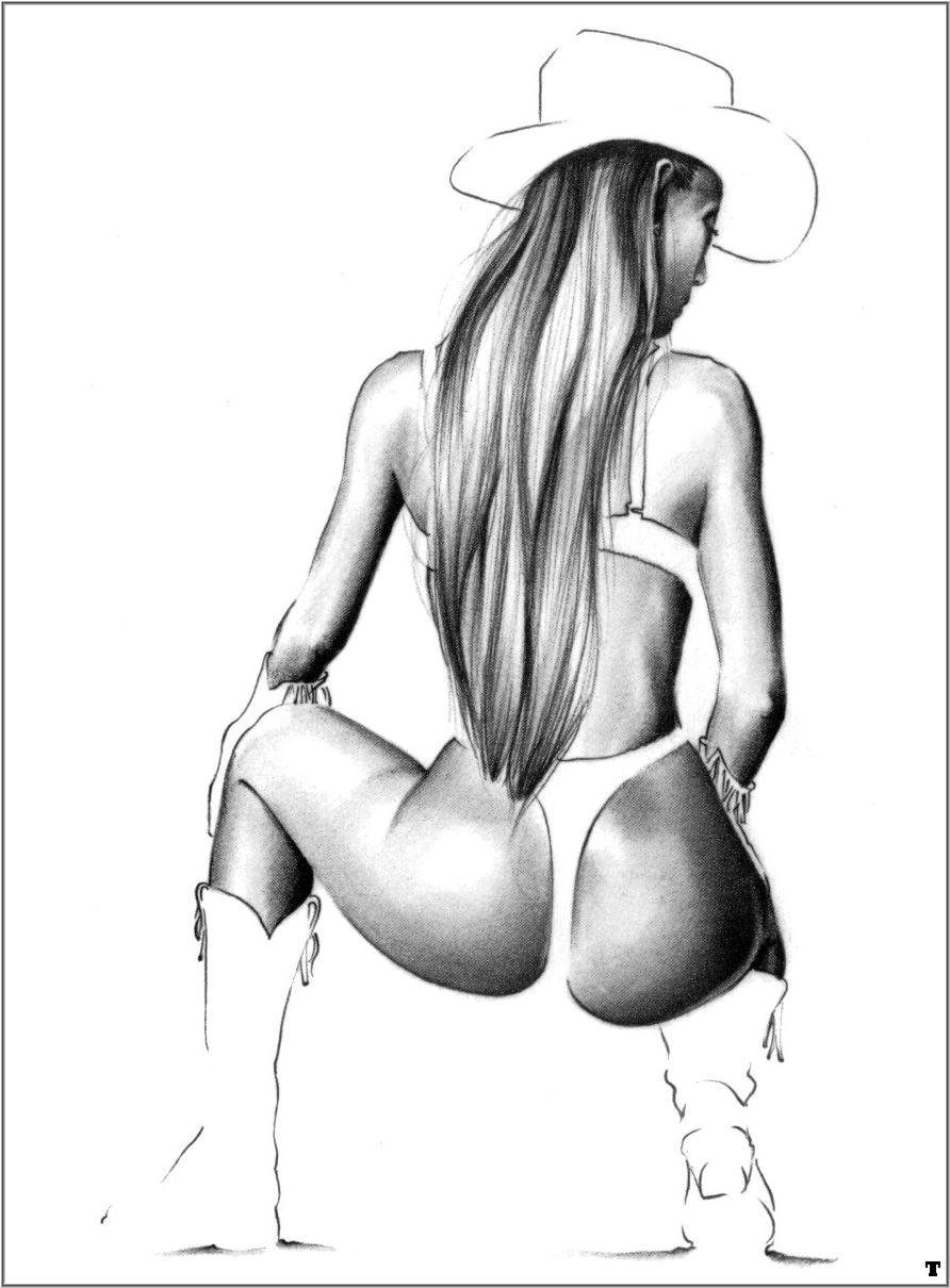 голые женские попы рисунки фото 78