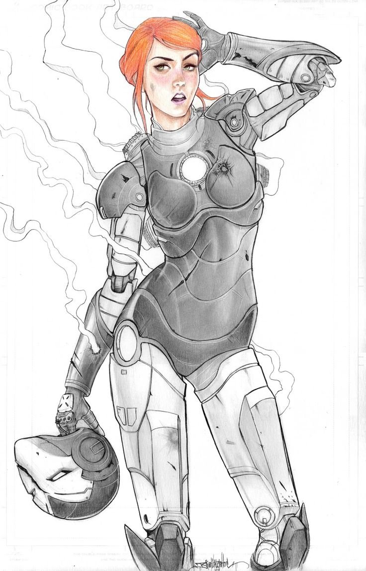 Железный человек комикс Пеппер