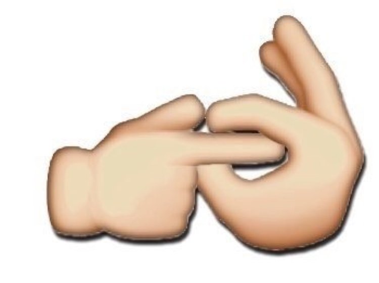 Эмоджи палец