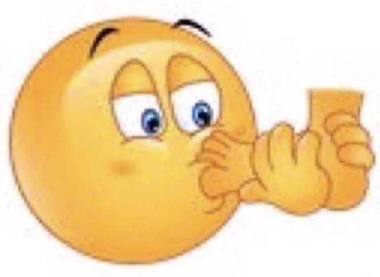 Смайлик облизывается