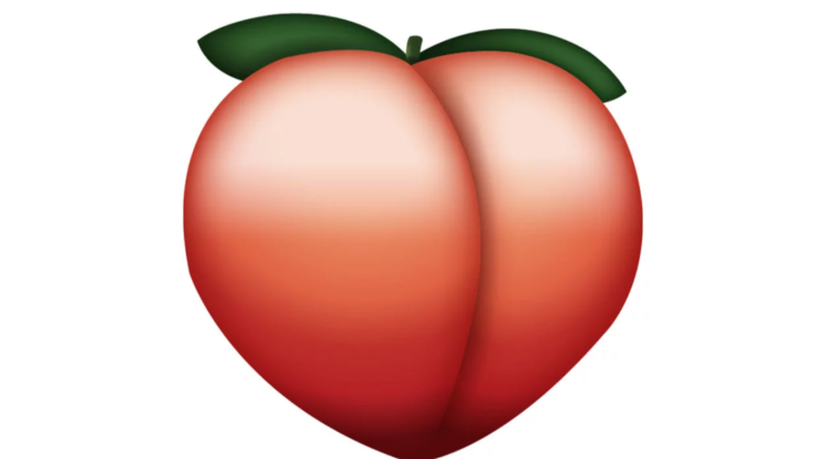 Персик стикер фрукт