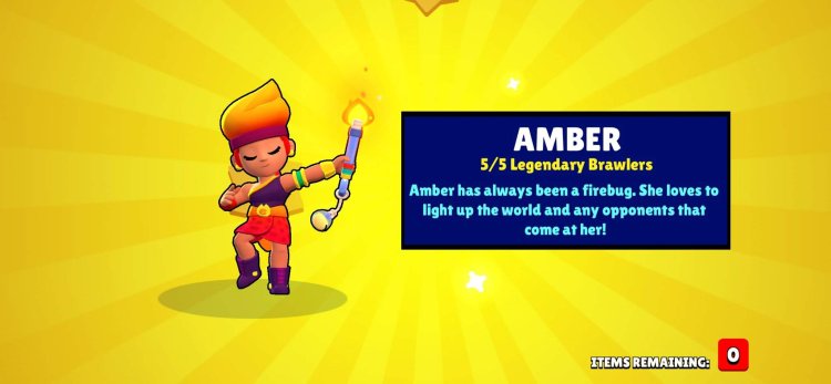 Выпадение Амбер в БРАВЛ старс 1 из 5