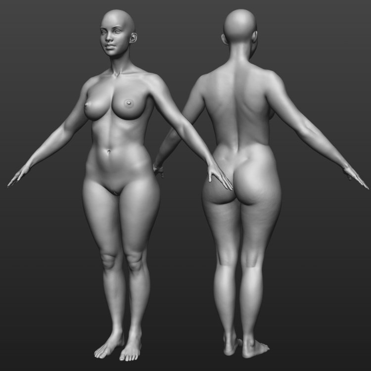 Голые люди референс фото