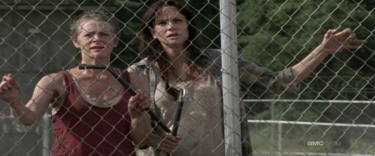 Ходячие мертвецы Андреа и Мишон