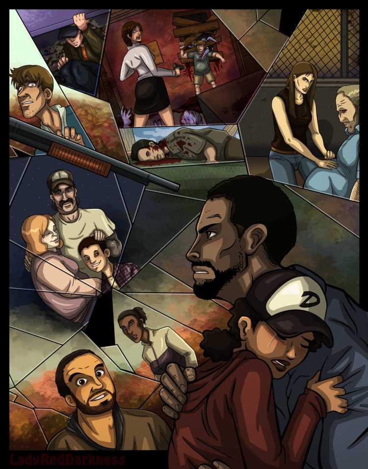 Мэгги и Карл Ходячие мертвецы