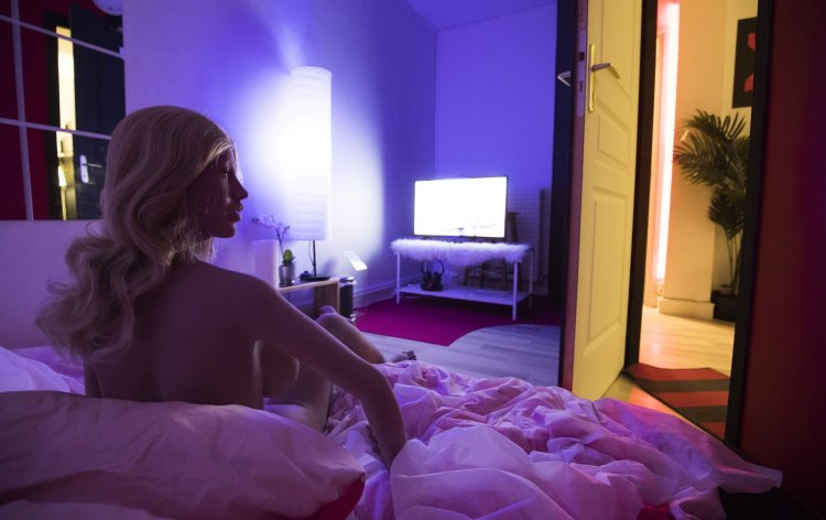 Улица красных фонарей в Пусане