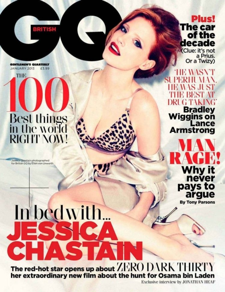 Джессика честейн gq