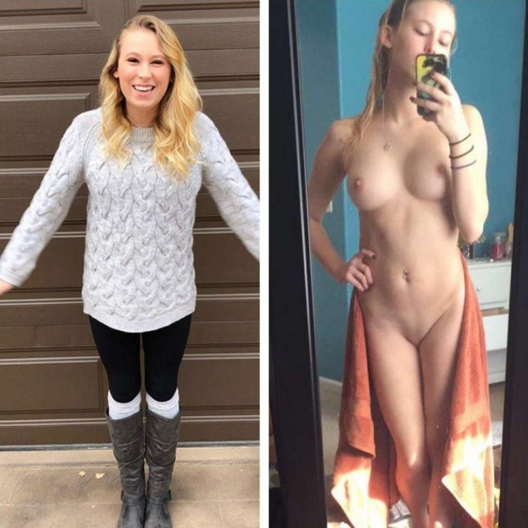 Селфи в одежде и без одежды