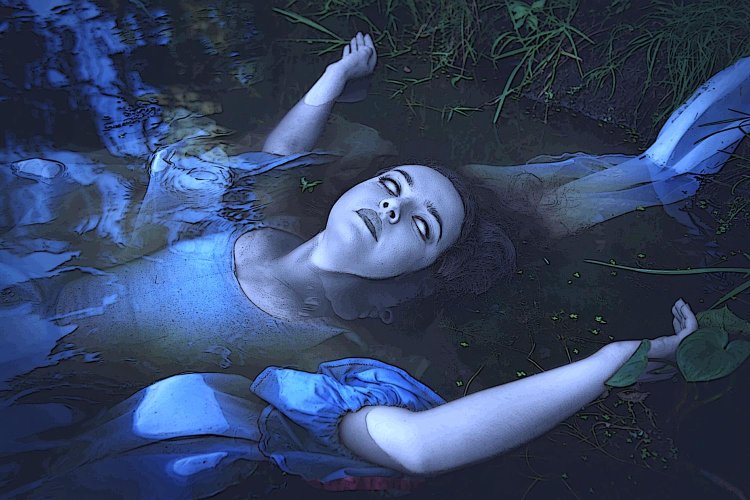 Девушка в воде фотосессия